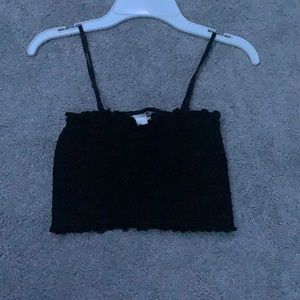 black crop top🖤